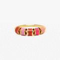 Enamel Bead Fidget Ring