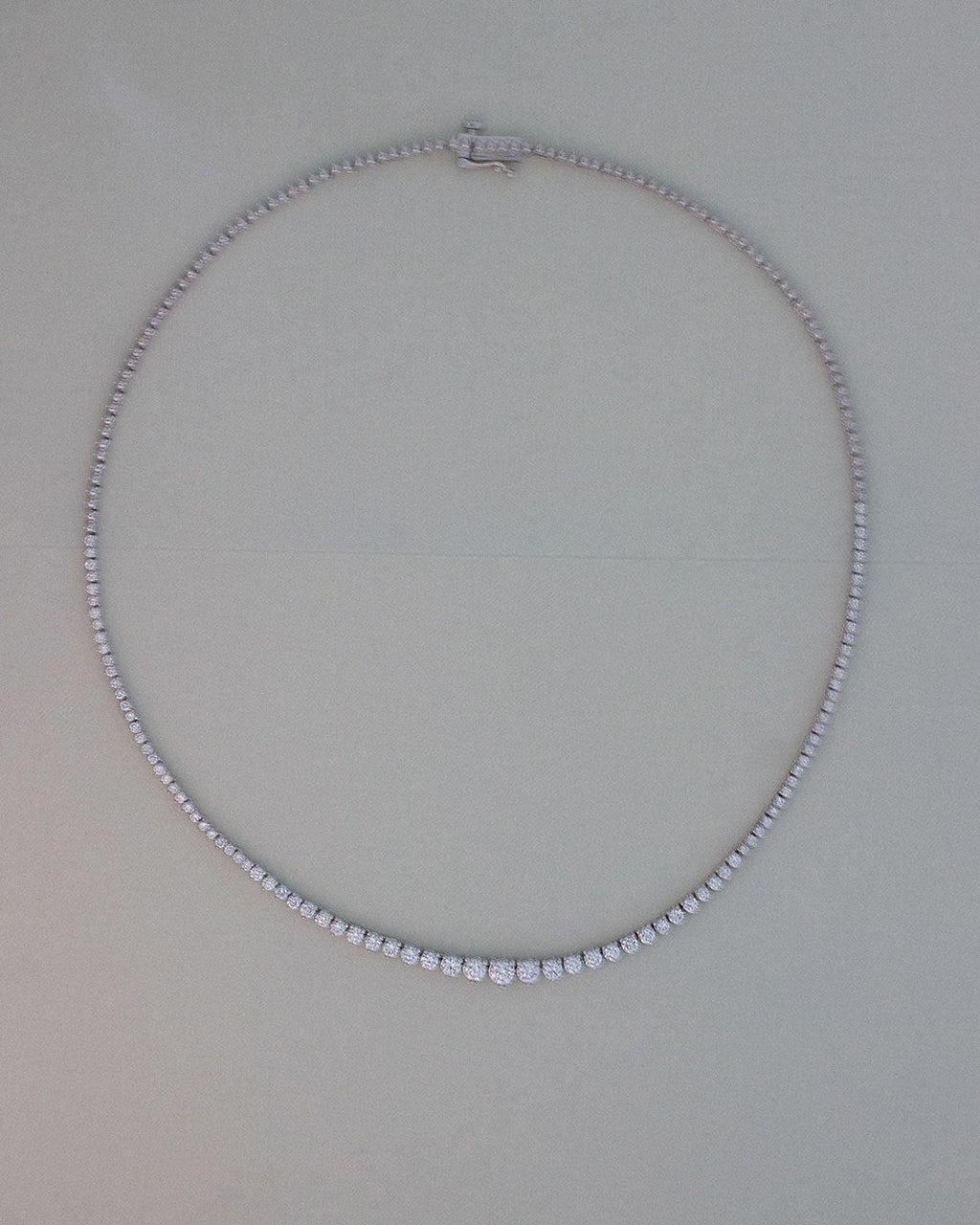 The Graduated Tennis Necklace