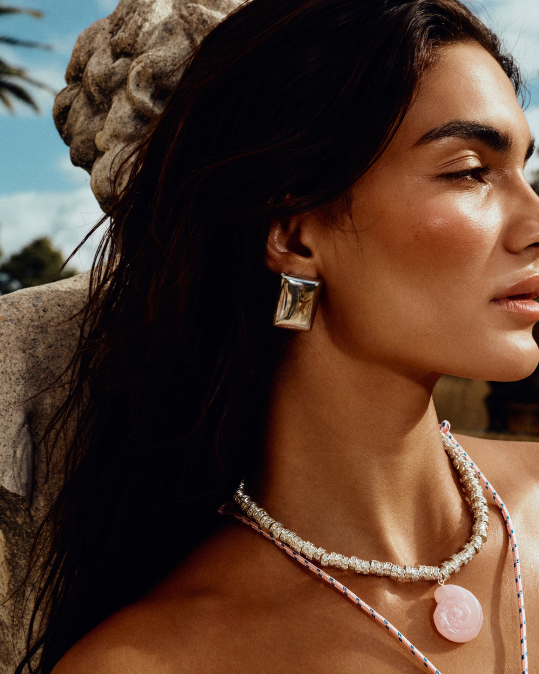 The Biarritz Studs- Gold