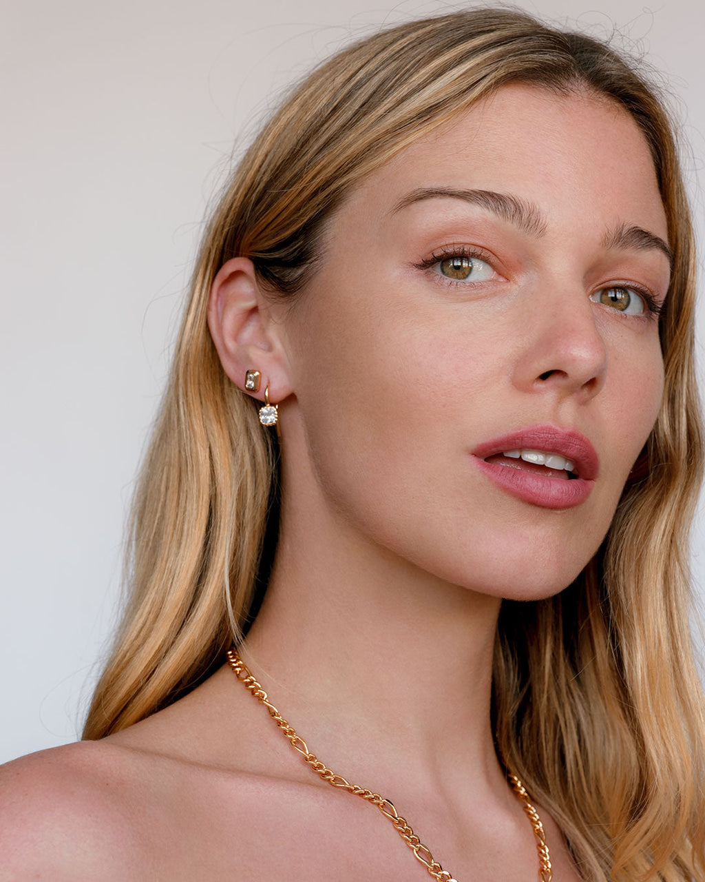 The Classique Cushion Hook Earrings (Gold Ships Late July)