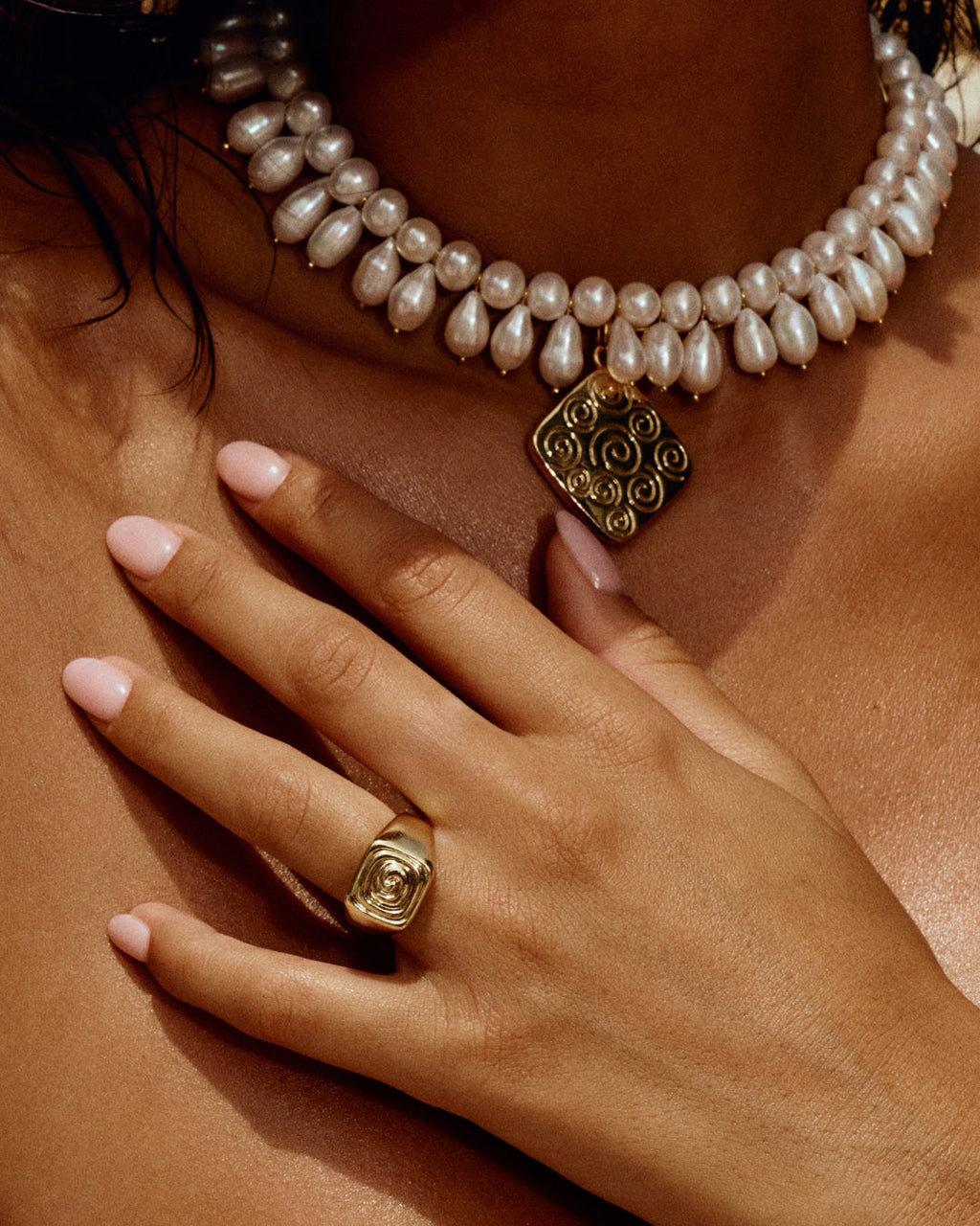 The Mallorca Pearl Statement Necklace