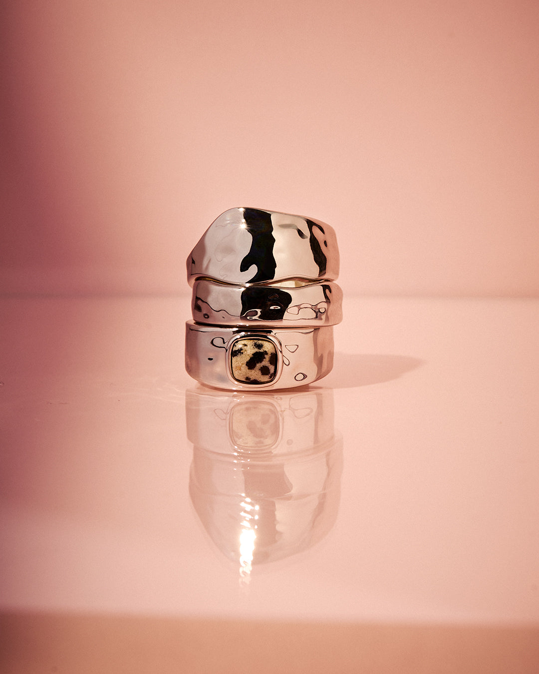 The Palma Ring Set- Gold