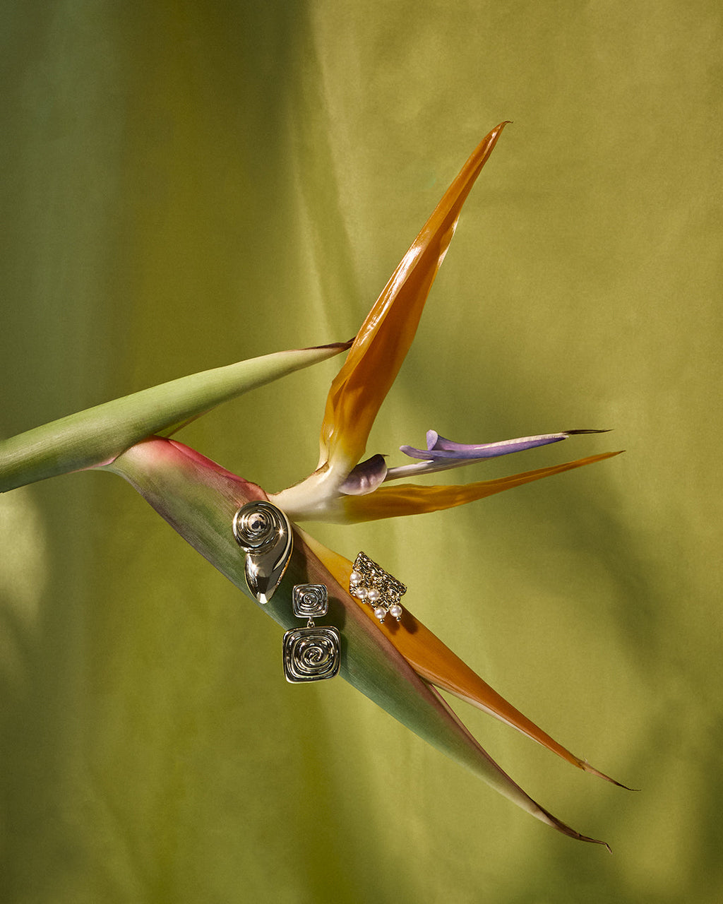 The Seychelles Statement Earrings- Gold