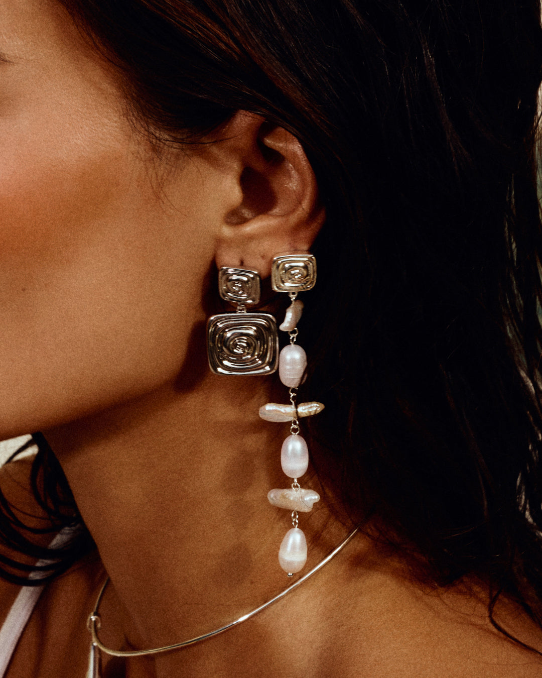 The Seychelles Statement Earrings- Gold