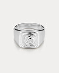The Seychelles Signet Ring- Silver