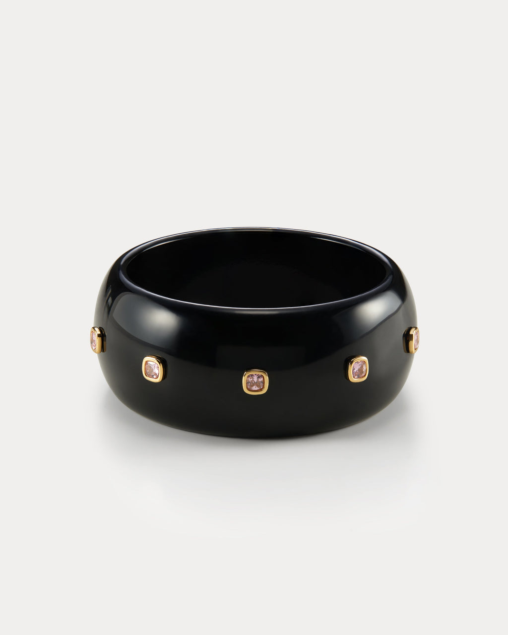The St. Lucia Lucite Cuff- Gold