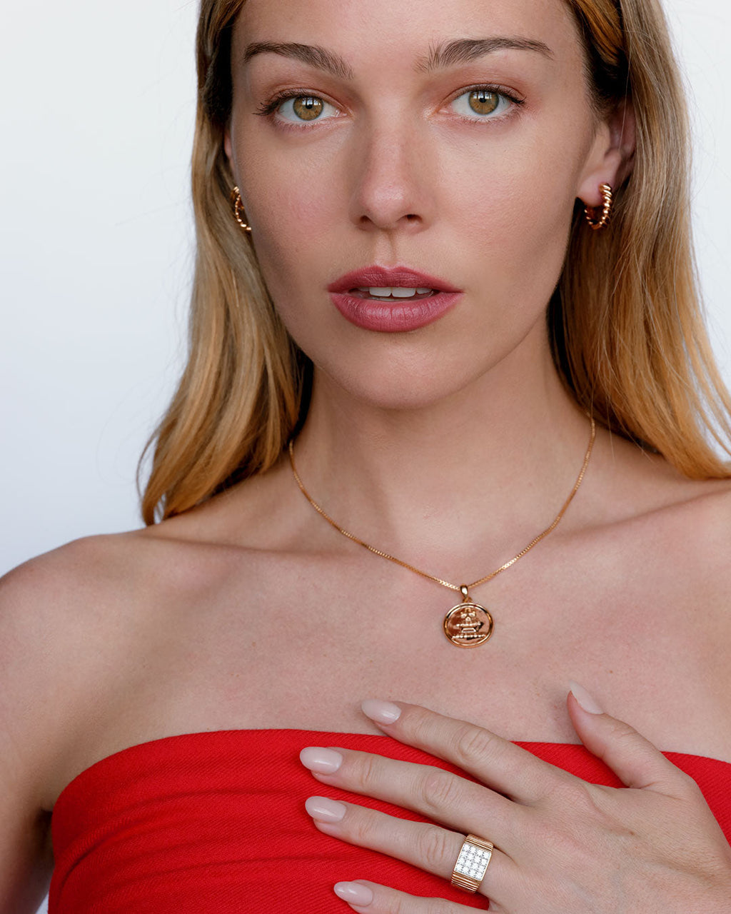 The Pave Square Signet Ring