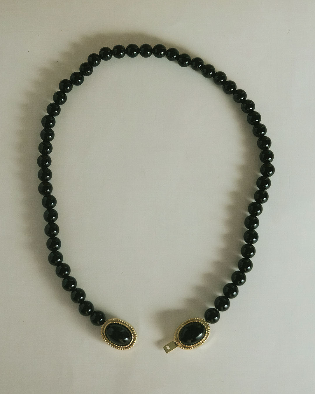 The Midnight Mesa Beaded Necklace-Gold