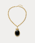 The Midnight Mesa Pendant Necklace-Gold