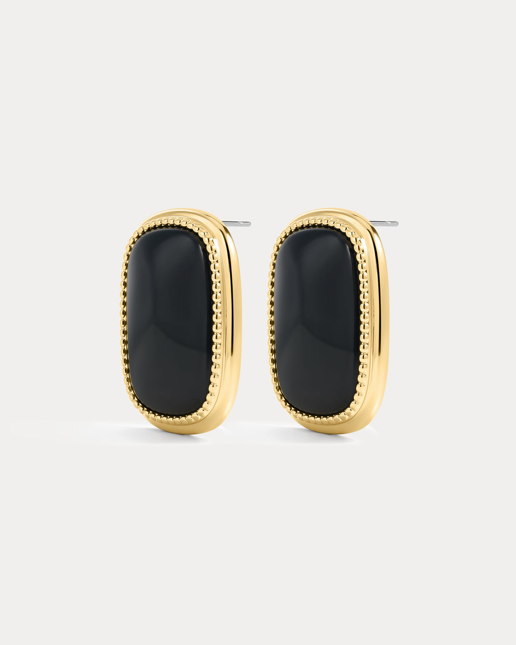 The Midnight Mesa Statement Studs-Gold