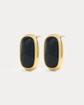 The Midnight Mesa Statement Studs-Gold