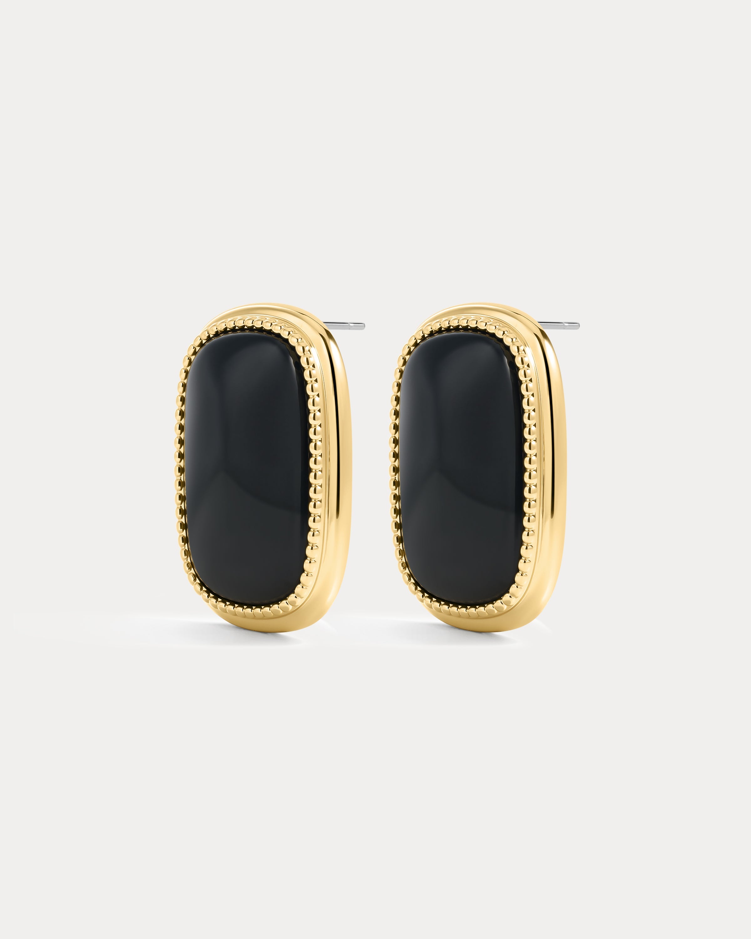 The Midnight Mesa Statement Studs-Gold