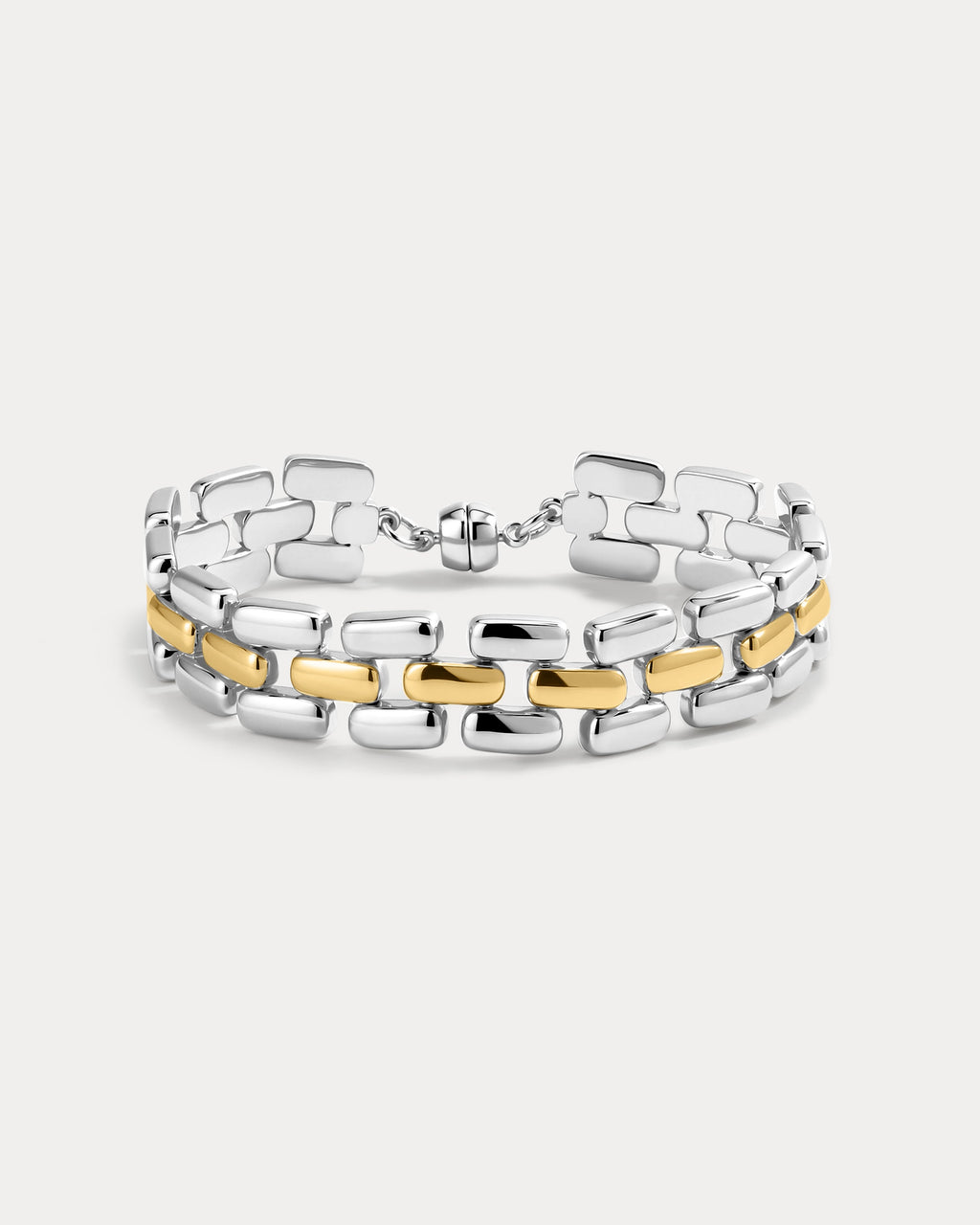 The Noir Link Bracelet- Silver