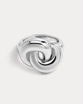 The Solstice Knot Ring-Silver