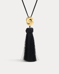 The Solstice Knot Tassel Necklace-Gold