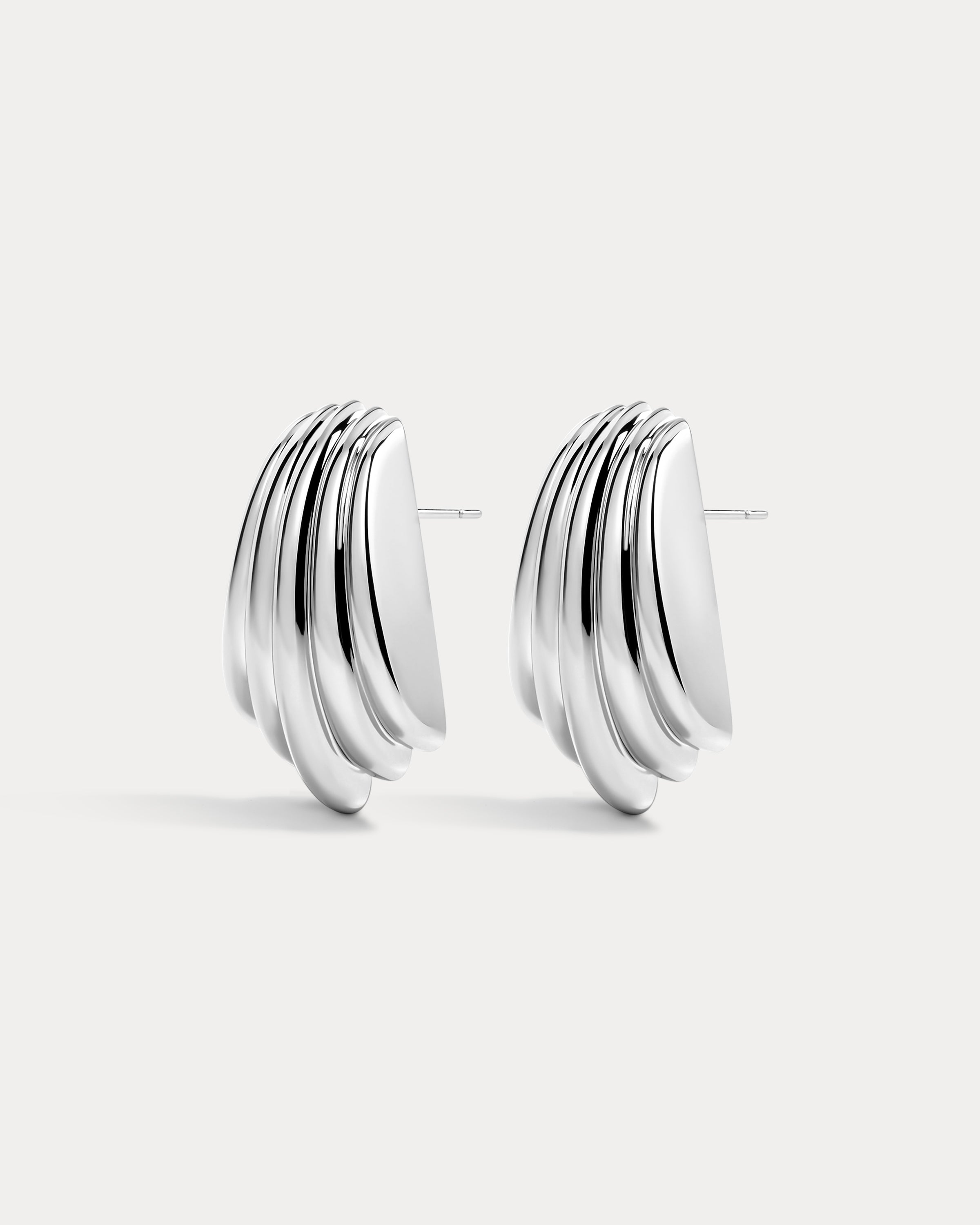 The Sundown Statement Studs- Silver