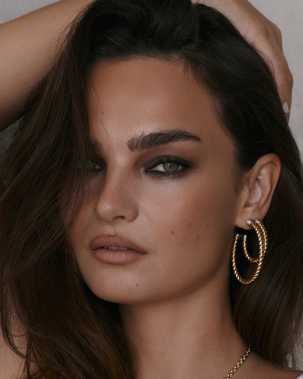 The Sierra Rope Hoops-Gold