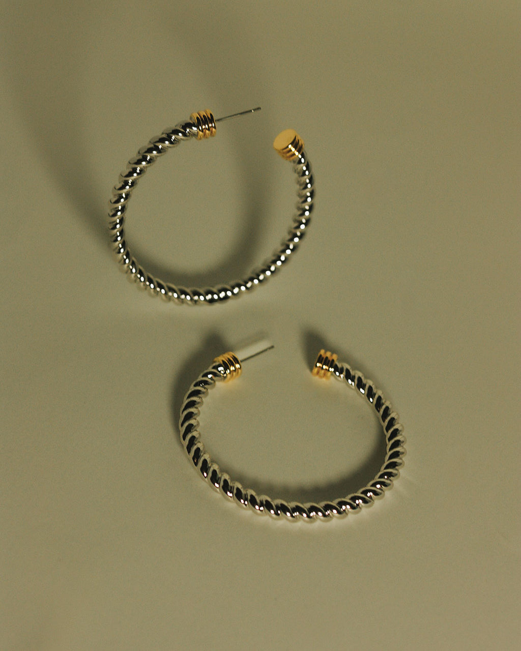 The XL Sierra Rope Hoops-Silver