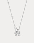 The MLB Logo Pendant Necklace- Silver