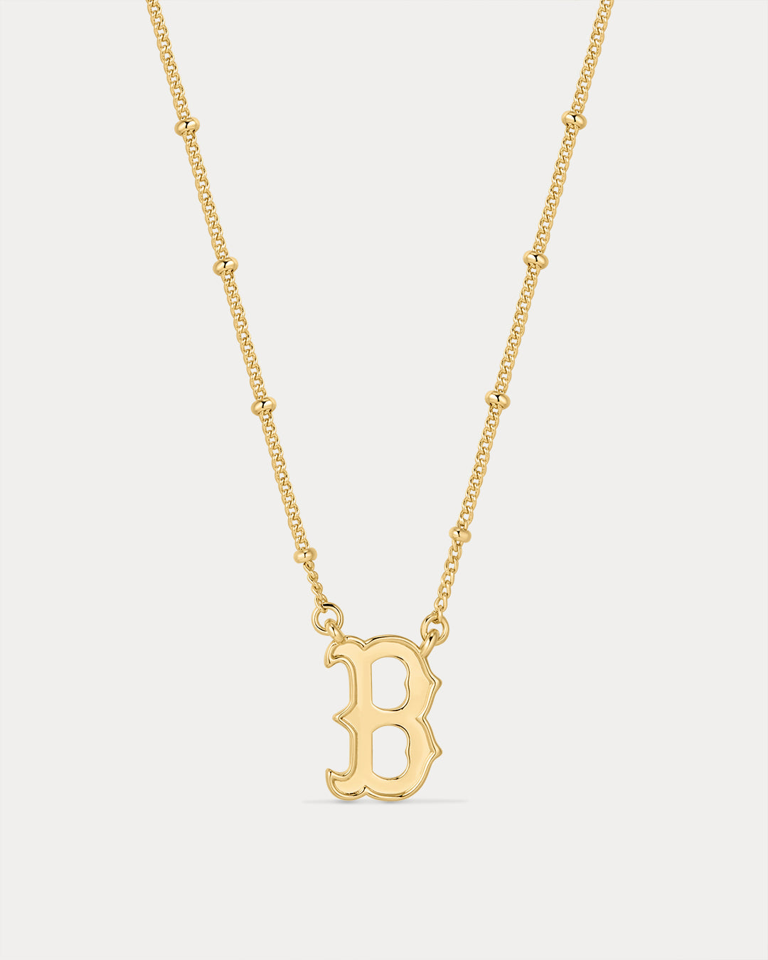 The MLB Logo Pendant Necklace- Gold