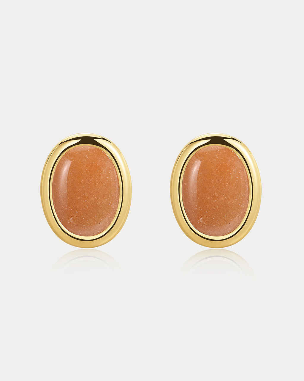 Sunset Stone Studs- Red