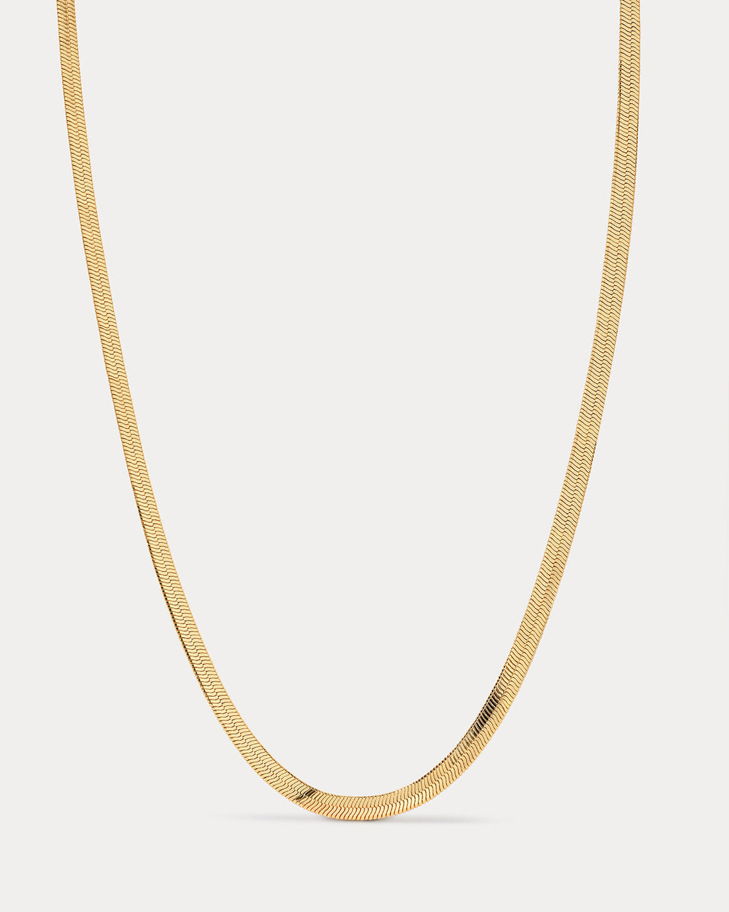 The Classique Herringbone Chain- Gold (Ships Mid July)