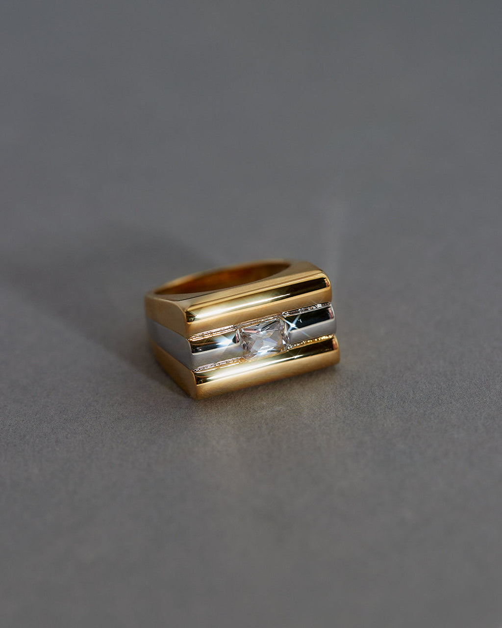 Tricolore Ring- Clear