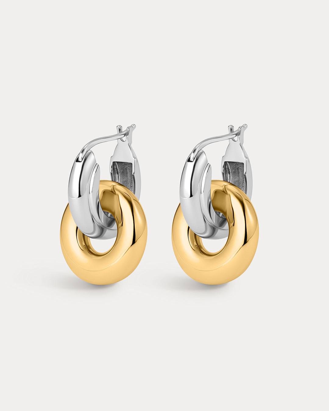 Two-Tone Interlock Hoops (Ships Late July)
