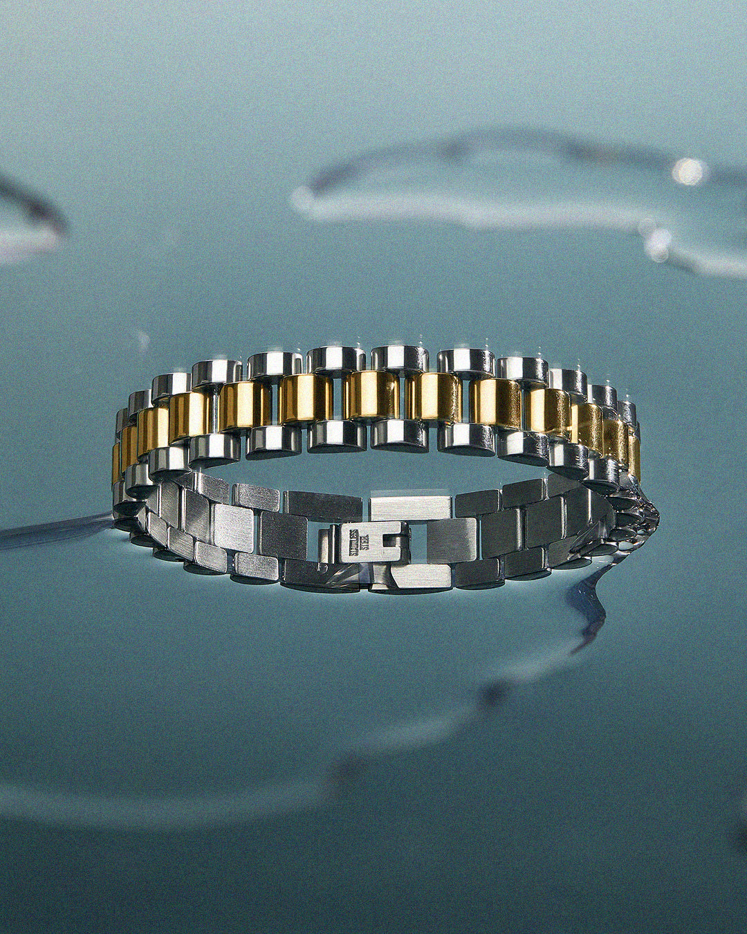 Two-toned Timepiece Bracelet